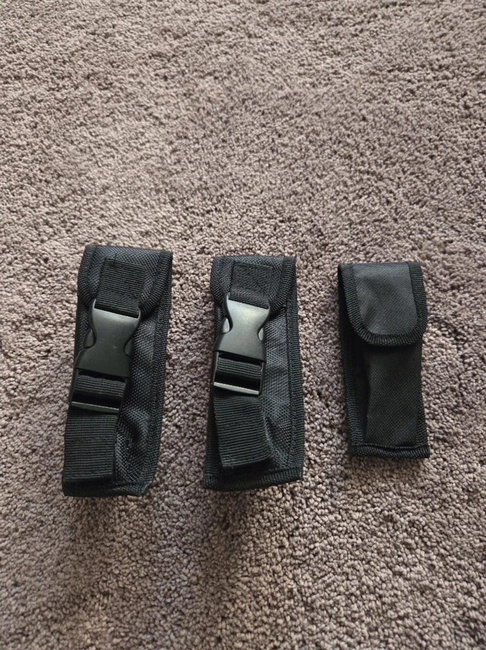 Tactical Black Nylon Key & Card Holder Pouch